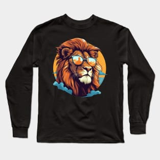 cool lion Long Sleeve T-Shirt